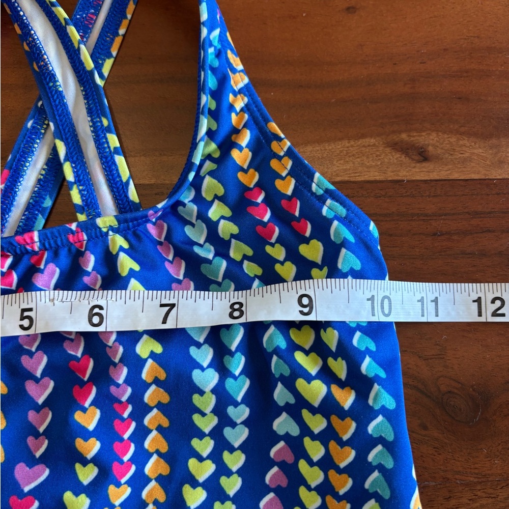 Lands' End Multicolor Heart Tankini Set - Picture 9 of 12